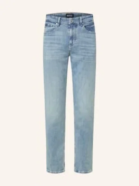 Boss Džíny Regular Fit bright blue modré