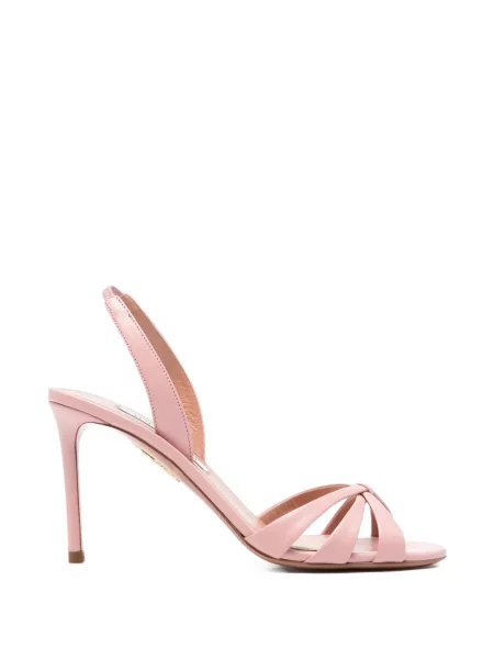 Sandale Aquazzura cu bretele roz