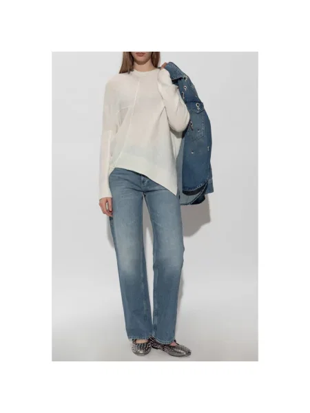 Sweter Allsaints wełniany beżowy