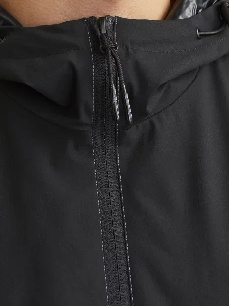 JACK & JONES Prechodná bunda sivá čierna