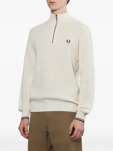 Pulover Fred Perry alb