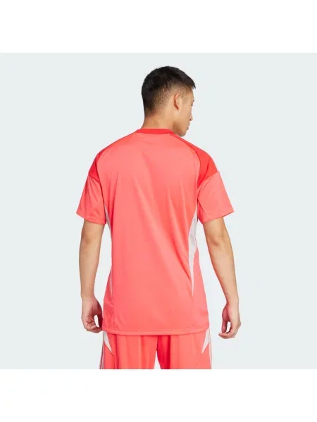 Koszulka Adidas z dżerseju czerwona