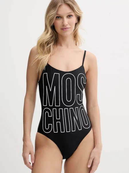 Jednodílné plavky Moschino Underwear černé