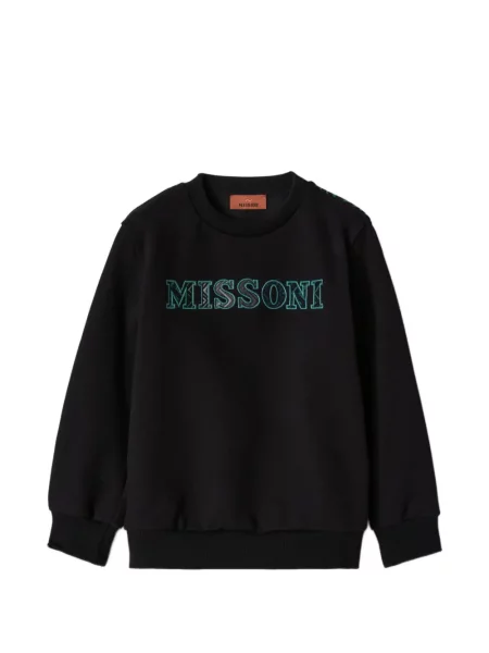 Bluza z kapturem dziecięca Missoni czarna