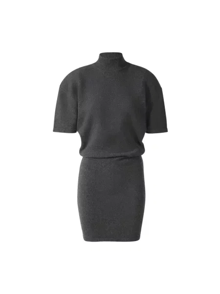 Sukienka Jacquemus wełniana szara