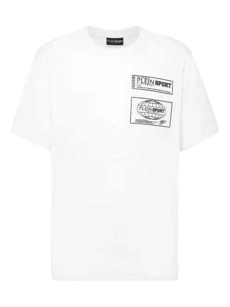 Tricou Plein Sport cu imagine alb