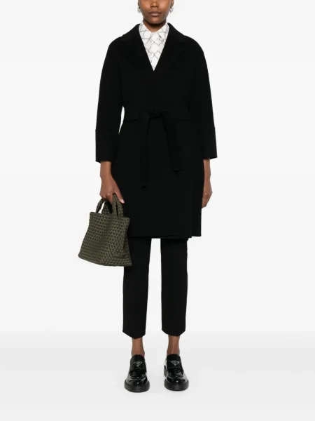 Palton 's Max Mara de lână negru