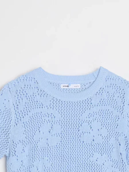 Светр-блузка блакитний