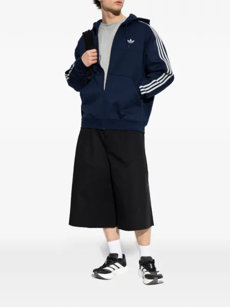 Τρέξιμο φούτερ Adidas με κορδόνι με κέντημα καφέ