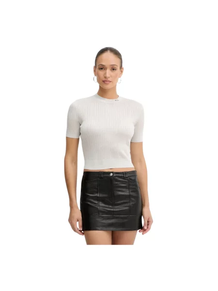 Dzianinowy sweter Armani Exchange szary