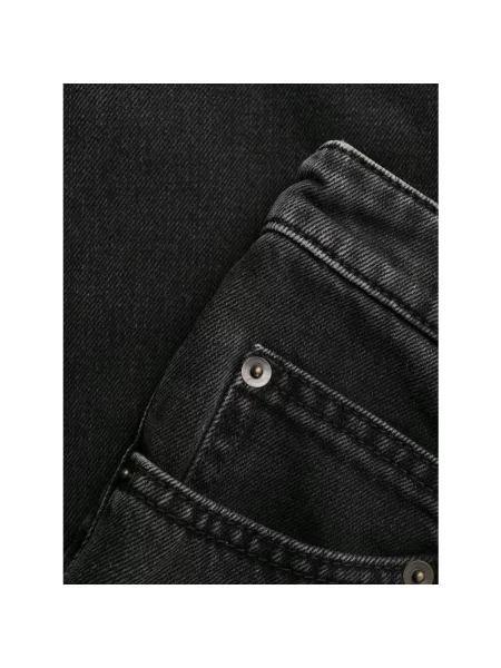 Szerokie jeansy Maison Margiela czarne