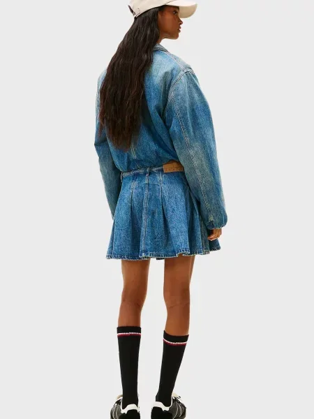 Джинсова куртка Tommy Jeans синя