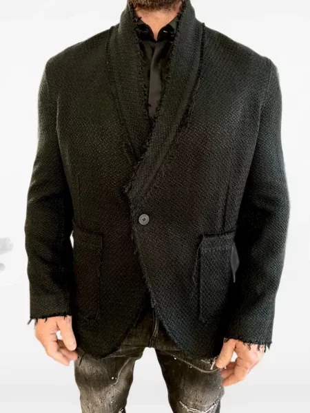 Sacou Tessitura tricotate negru