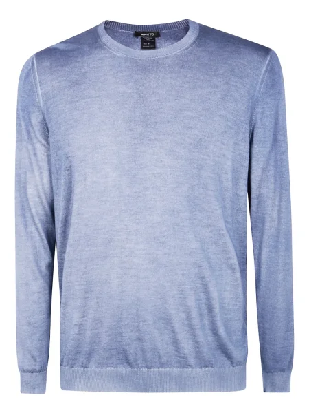 Džemper Avant Toi od kašmira s okruglim izrezom plava