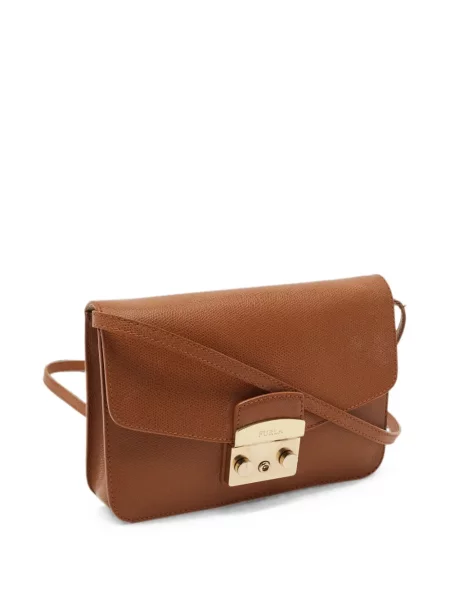 Body Furla din piele maro