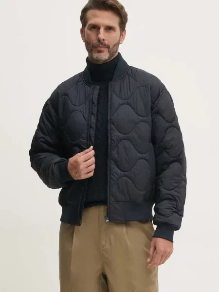 Tommy Hilfiger kurtka bomber przejściowa granatowy