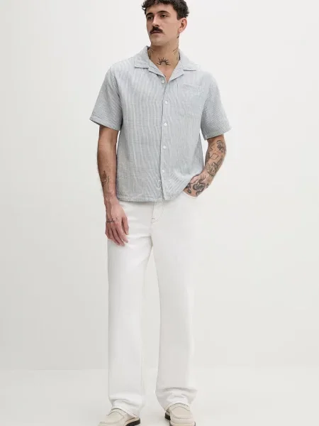 Guess Jeans сорочка з додаванням льону