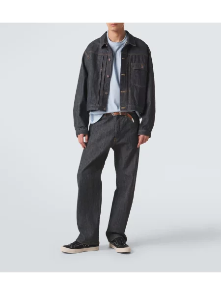 Tricou Visvim din jerseu albastru