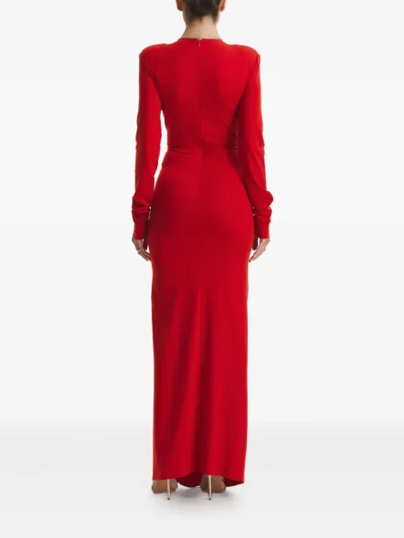Rochie maxi Cuanna de costum roșu