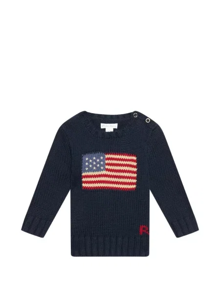 Sweter dziecięcy Polo Ralph Lauren niebieski