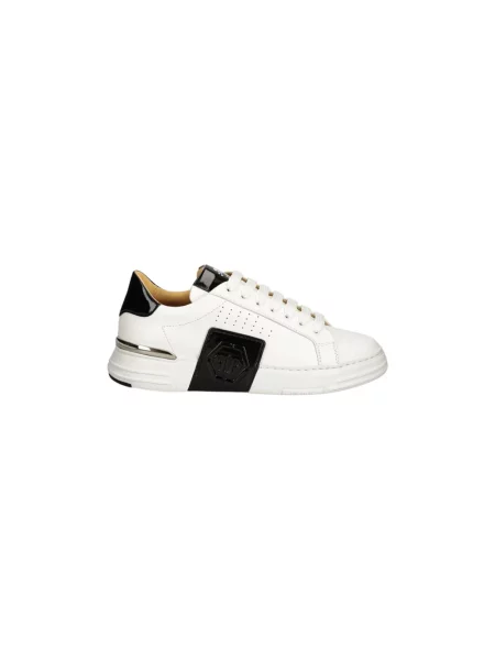 Sneakersy Philipp Plein skórzane białe
