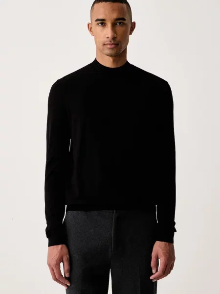 HUGO Pulover San Marc Slim Fit negru