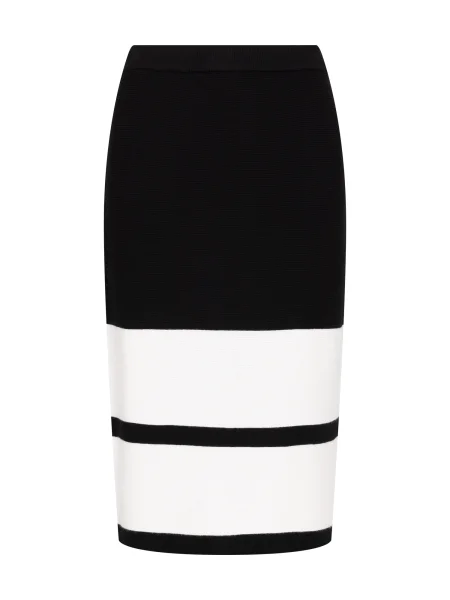 Quiosque Fustă negru alb