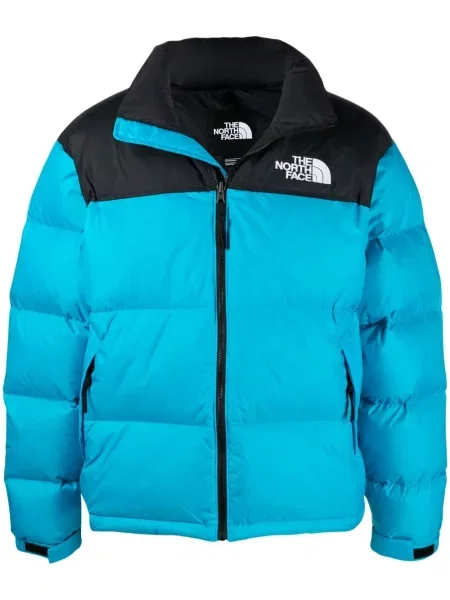 Geacă cu puf The North Face albastru