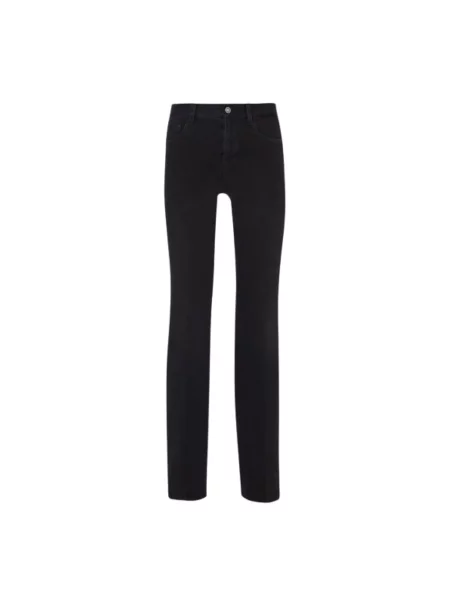 Jeansy dzwony Liu Jo z wysoką talią czarne