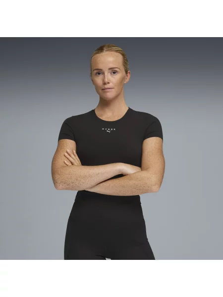 Krótka koszulka PUMA × HYROX Shapeluxe Odzież S czarny