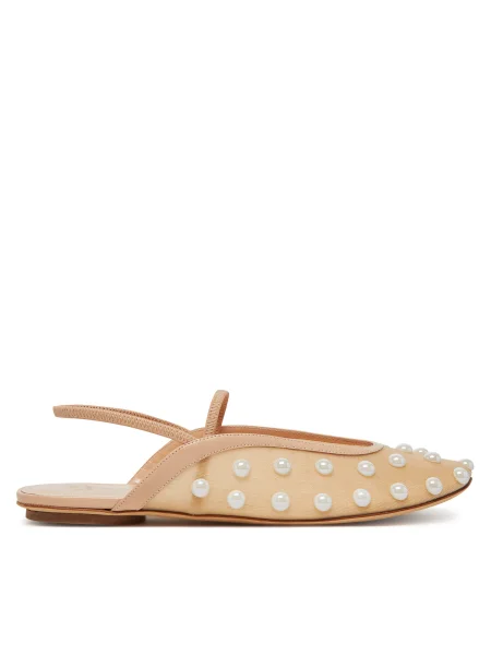 Балеринки Weekend Max Mara SONNI с отворена бежово