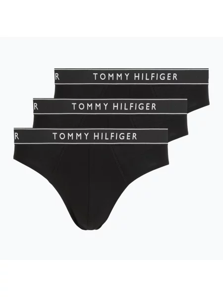 Slipuri pentru bărbați Tommy Hilfiher Cotton Brief 3 pack black/black/black negru