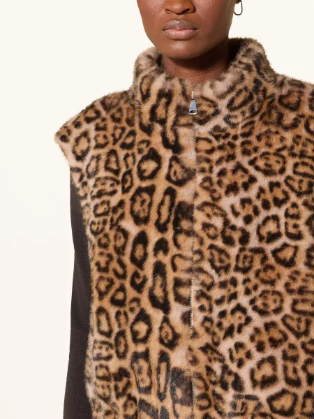 Darling Harbour Kamizelka Ze Sztucznego Futra braun