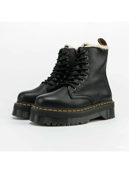 Boty Dr. Martens Jadon Fl 8 Eye Boot Black 10 černé