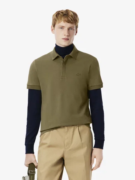 Поло Lacoste зелений