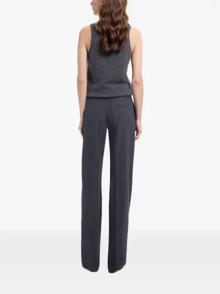 Top Elie Saab din dantelă gri