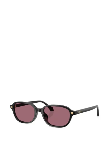 Правоъгълни слънчеви очила Versace Eyewear черно