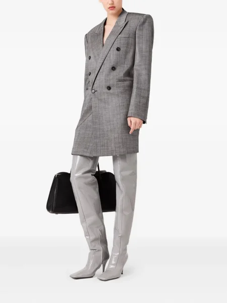 Palton Stella Mccartney cu dungi gri