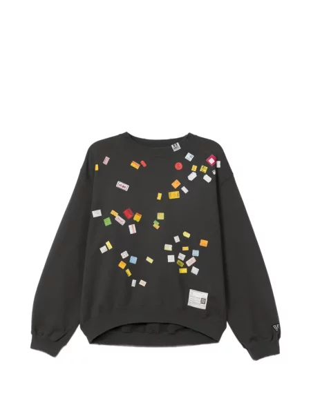 Pulover Maison Mihara Yasuhiro cu imagine gri