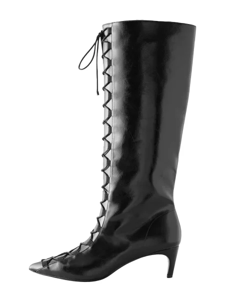 Next Čizme sa vezicama Forever Comfort' crna