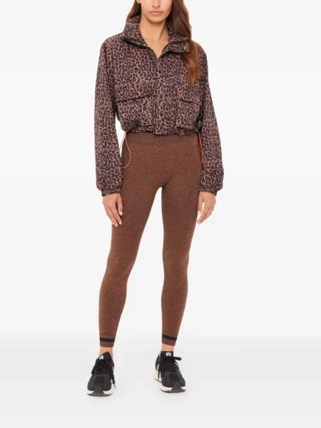 Geacă The Upside cu imagine cu model leopard maro