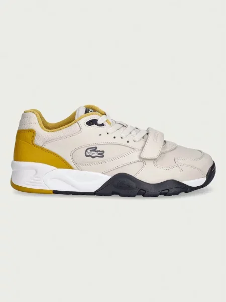 Lacoste Game Trainer Pro Archive Pack Sneakers bărbați din piele bej
