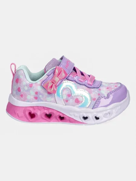 Skechers gyerek sportcipő FLUTTER HEART LIGHTS lila