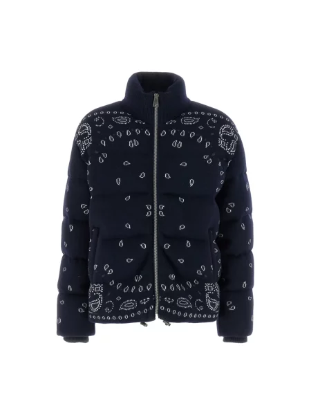 Kurtka puchowa Alanui wełniana niebieska