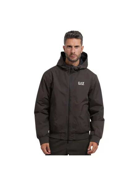 Kurtka bomber Emporio Armani brązowy