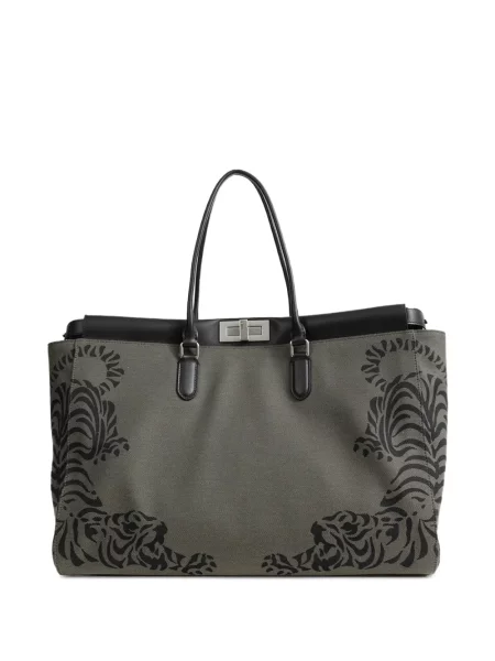 Taška Fendi Peekaboo zelená