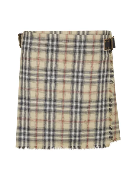 Spódnica Burberry wełniana beżowa