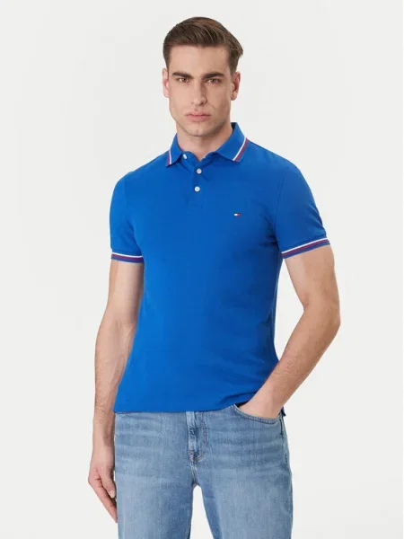 Tommy Hilfiger Tricou polo Seasonal albastru