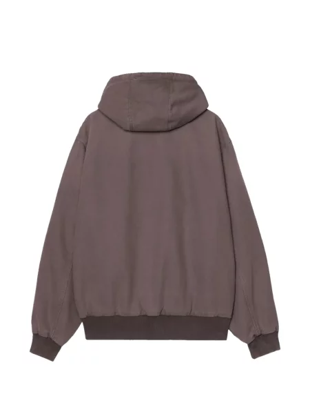 Geacă Carhartt Wip cu glugă maro