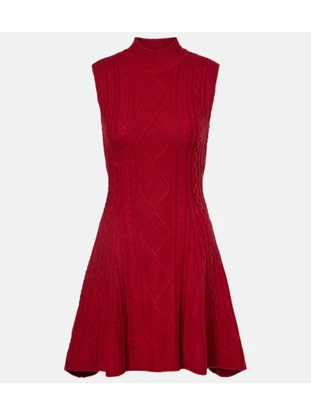 Rochie Staud de lână roșu